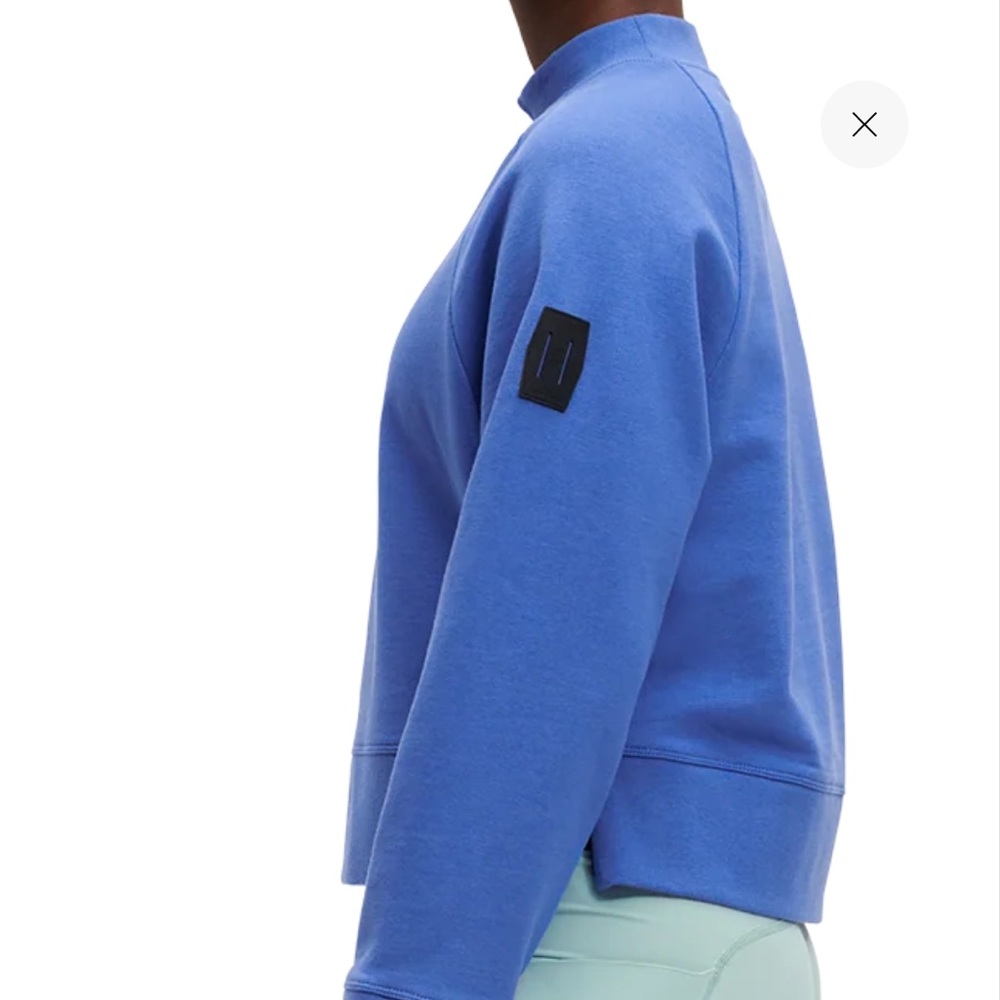On Running Blue Crew Neck Top